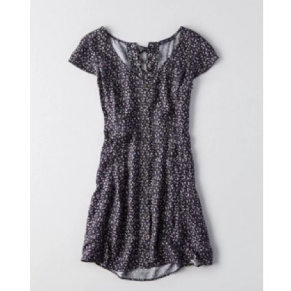 american eagle outfitters Button Front Shirtdress